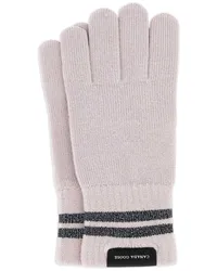 Canada Goose Handschuhe mit Streifendetail Rosa