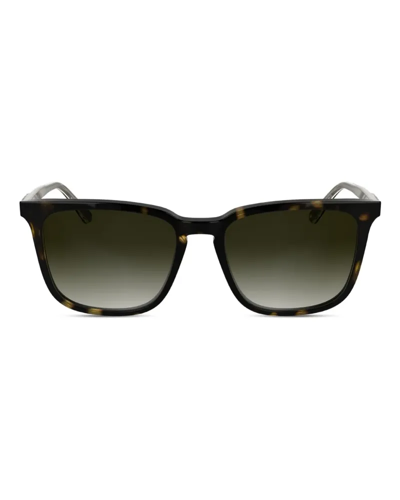 Calvin Klein Sonnenbrille mit eckigem Gestell - Braun Braun