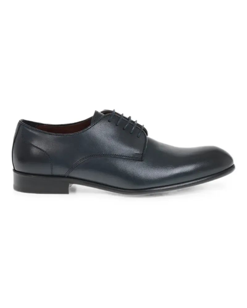 Corneliani leather Derby shoes - Blau Blau