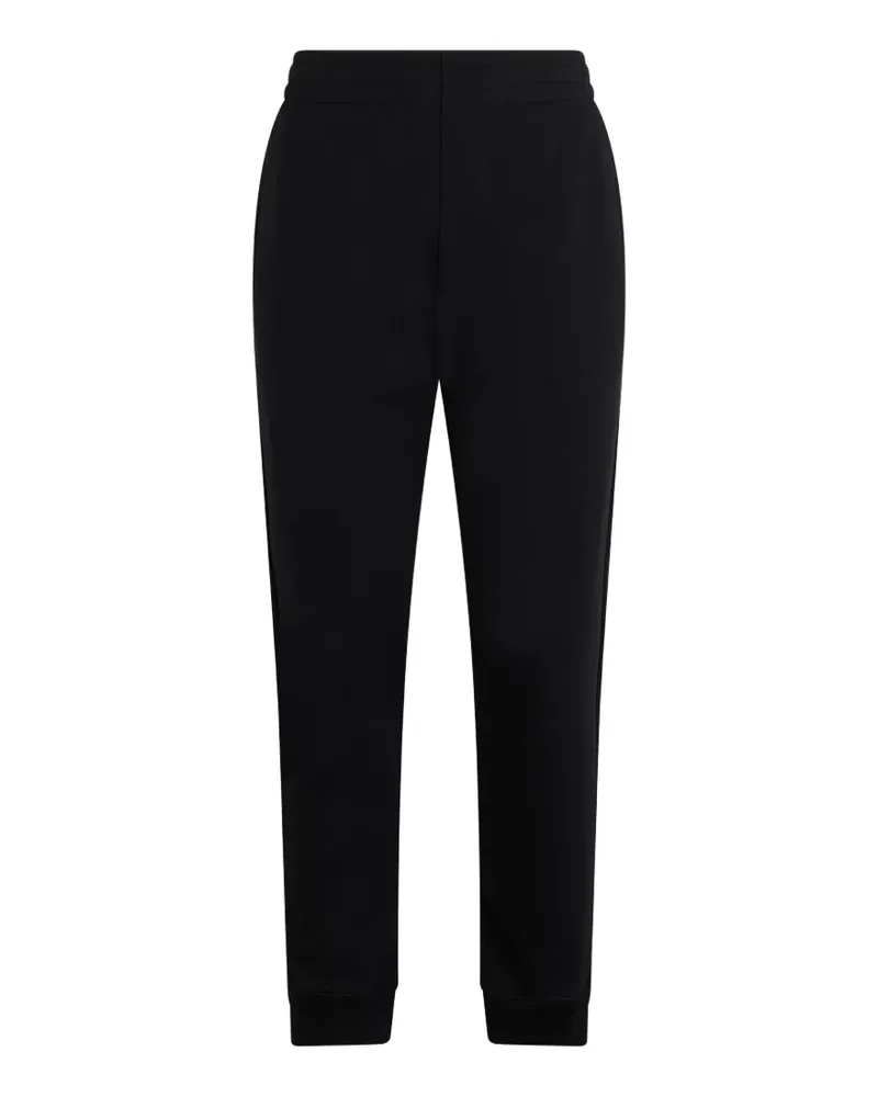 Moschino logo-patch track pants - Schwarz Schwarz