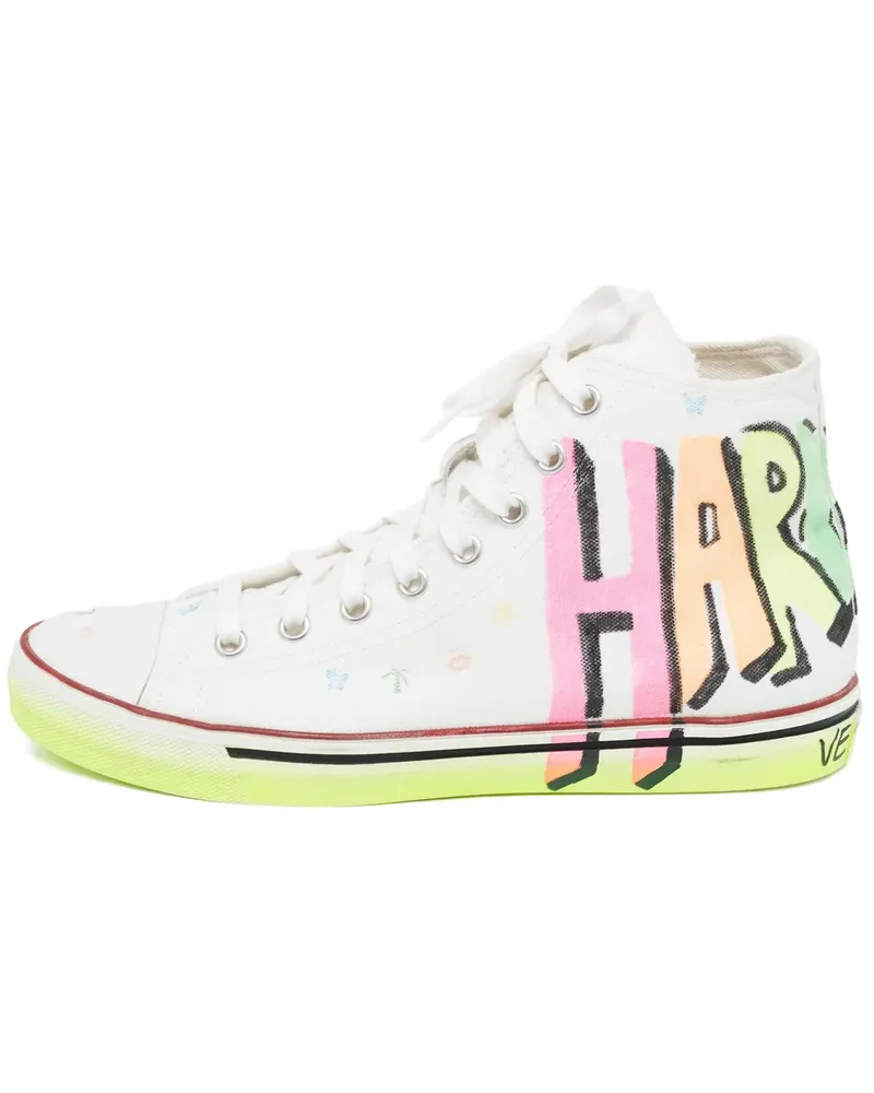 VETEMENTS Pre-owned Hardcore Happiness High-Top-Sneakers - Weiß Weiß