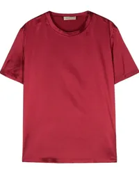 Blanca T-Shirt aus Satin Rot