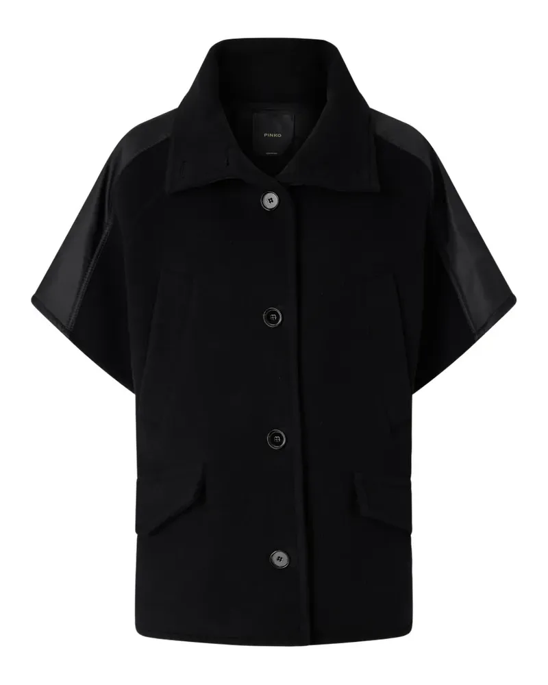 Pinko Kurzärmelige Jacke - Schwarz Schwarz