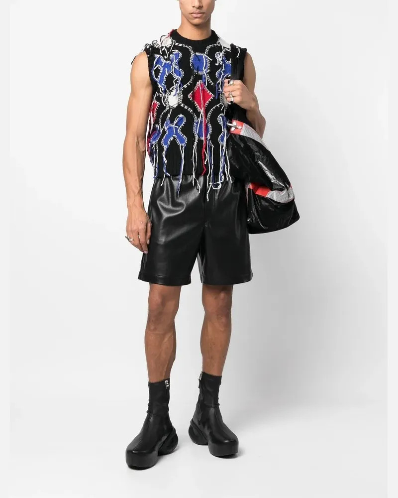 Charles Jeffrey Loverboy Guddle Top - Schwarz Schwarz
