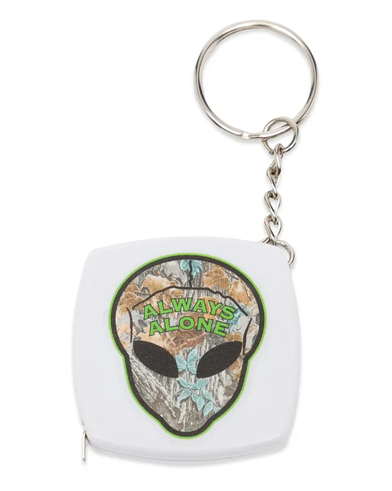 Anti Social Social Club Alien keyring - Weiß Weiß