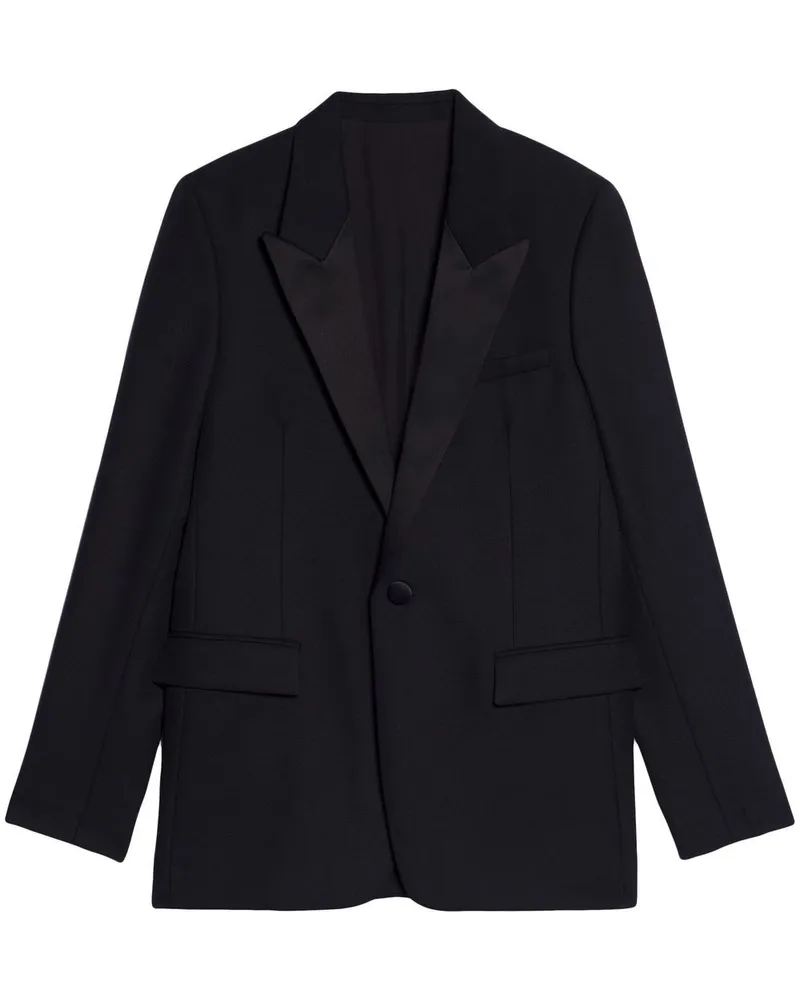 AMI Paris Einreihiger Blazer - Schwarz Schwarz