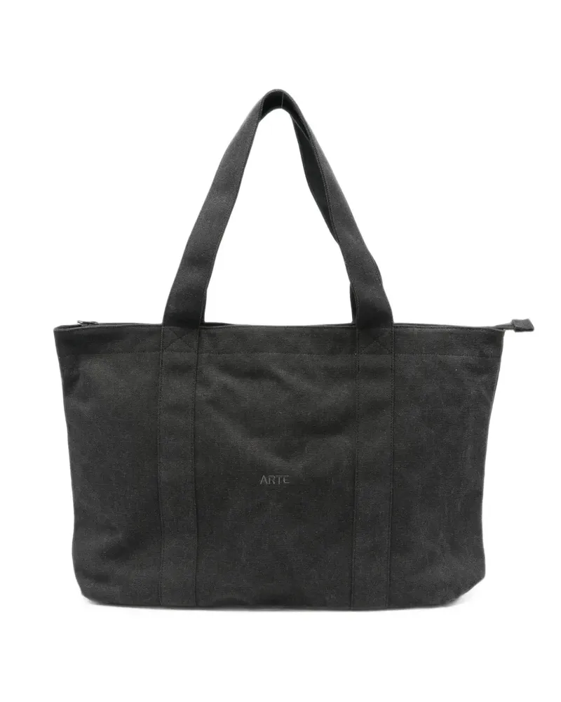 Arte Antwerp Handtasche mit Logo-Print - Schwarz Schwarz