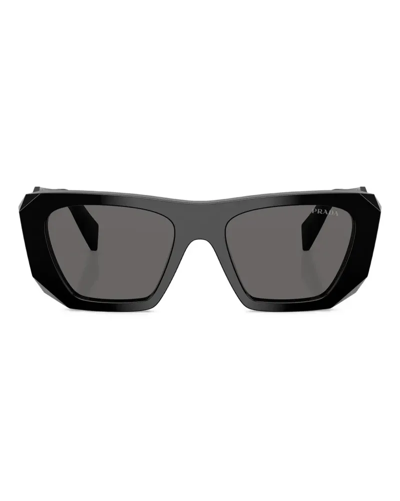 Prada geometric sunglasses - Schwarz Schwarz