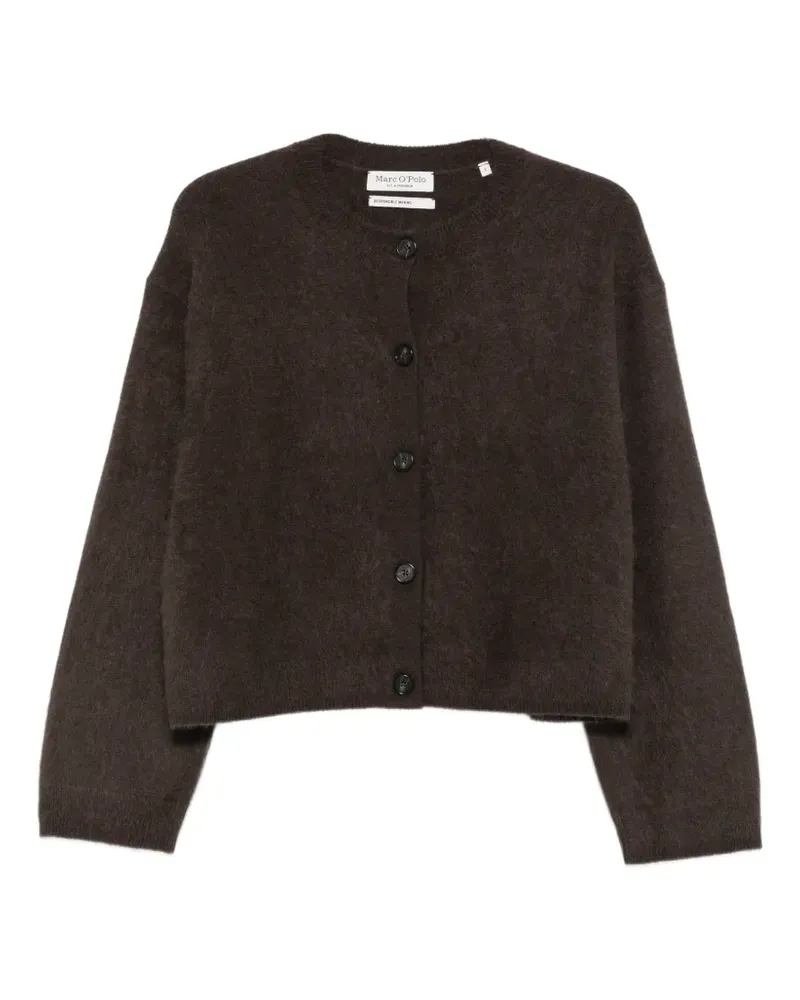 Marc O'Polo Cardigan mit Knopfleiste - Braun Braun