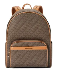 Michael Kors Großer Rucksack aus Monogramm-Canvas Braun