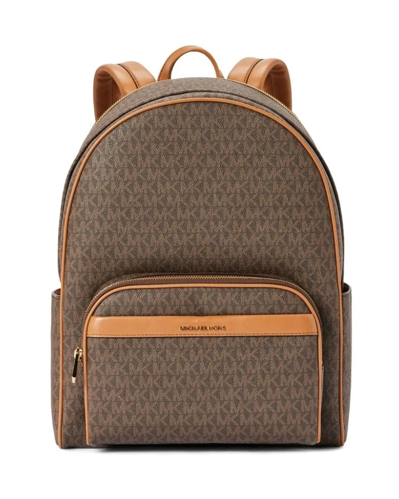 Michael Kors Großer Rucksack aus Monogramm-Canvas - Braun Braun