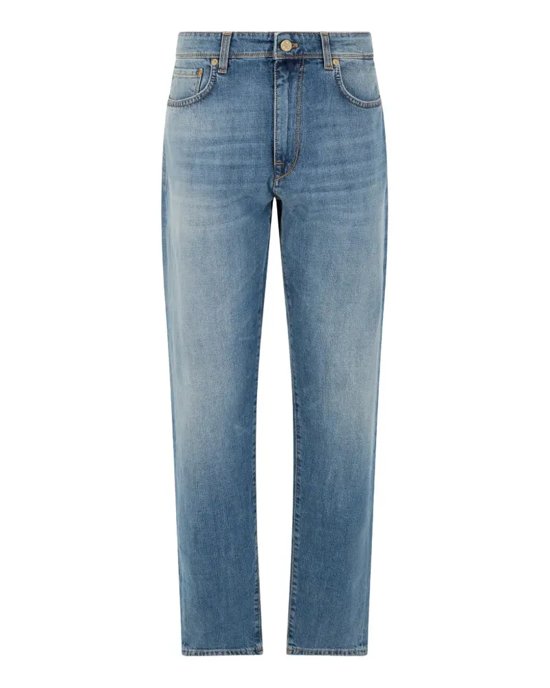 Slowear faded-effect five-pocket jeans - Blau Blau