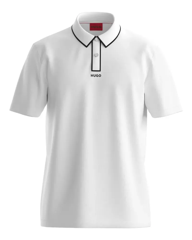 HUGO BOSS Poloshirt mit Logo - Weiß Weiß