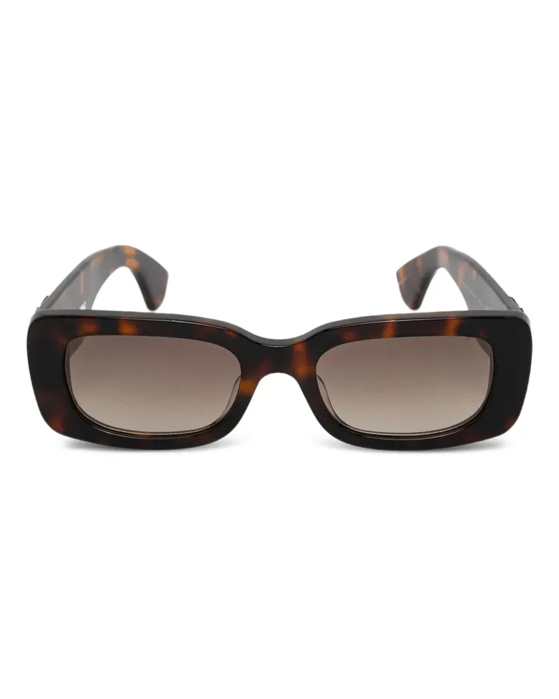 Kurt Geiger rectangle-frame sunglasses - Braun Braun