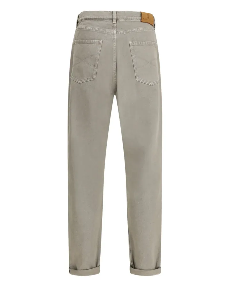 Brunello Cucinelli Iconic Fit five-pocket jeans - Grau Grau