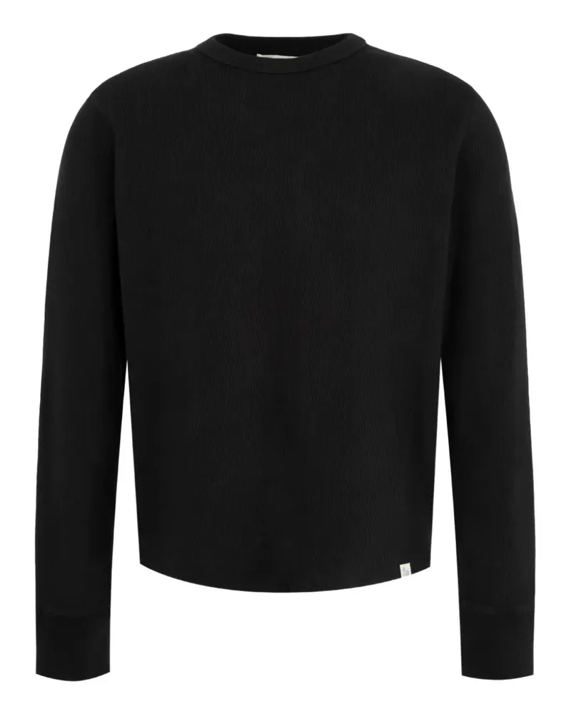Merz b. Schwanen long-sleeves T-shirt - Schwarz Schwarz