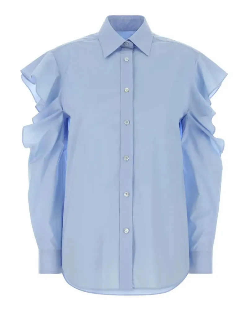 Moschino Hemd mit Rüschen - Blau Blau