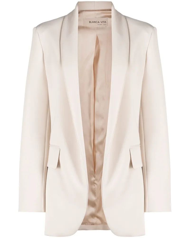 Blanca Offener Blazer Nude