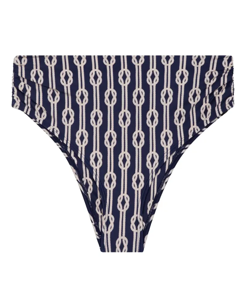 Lenny Niemeyer Gemustertes Bikinihöschen - Blau Blau