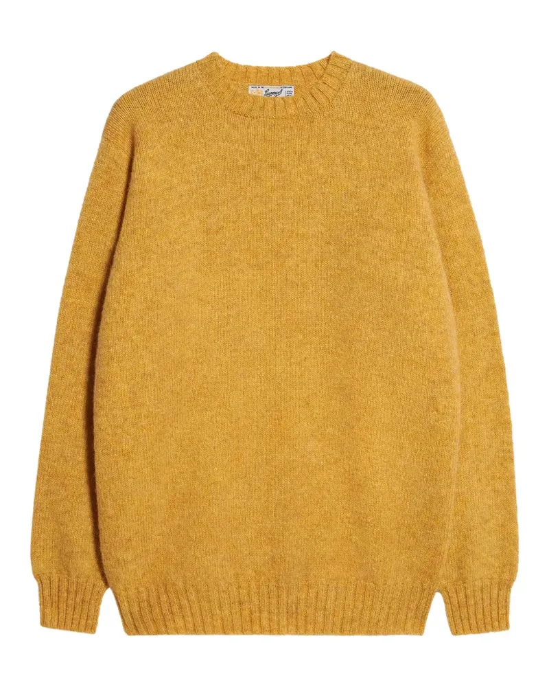 Fortela Shetland crew-neck sweater - Gelb Gelb