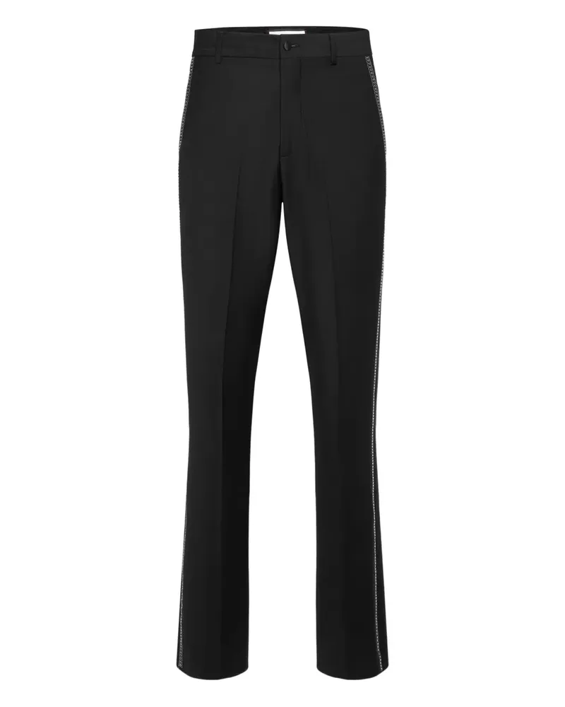 Philipp Plein Hose mit Verzierung - Schwarz Schwarz