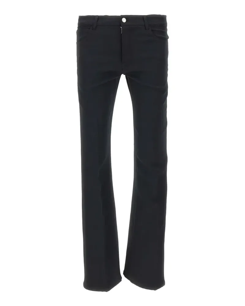 Courrèges embroidered bootcut trousers - Schwarz Schwarz
