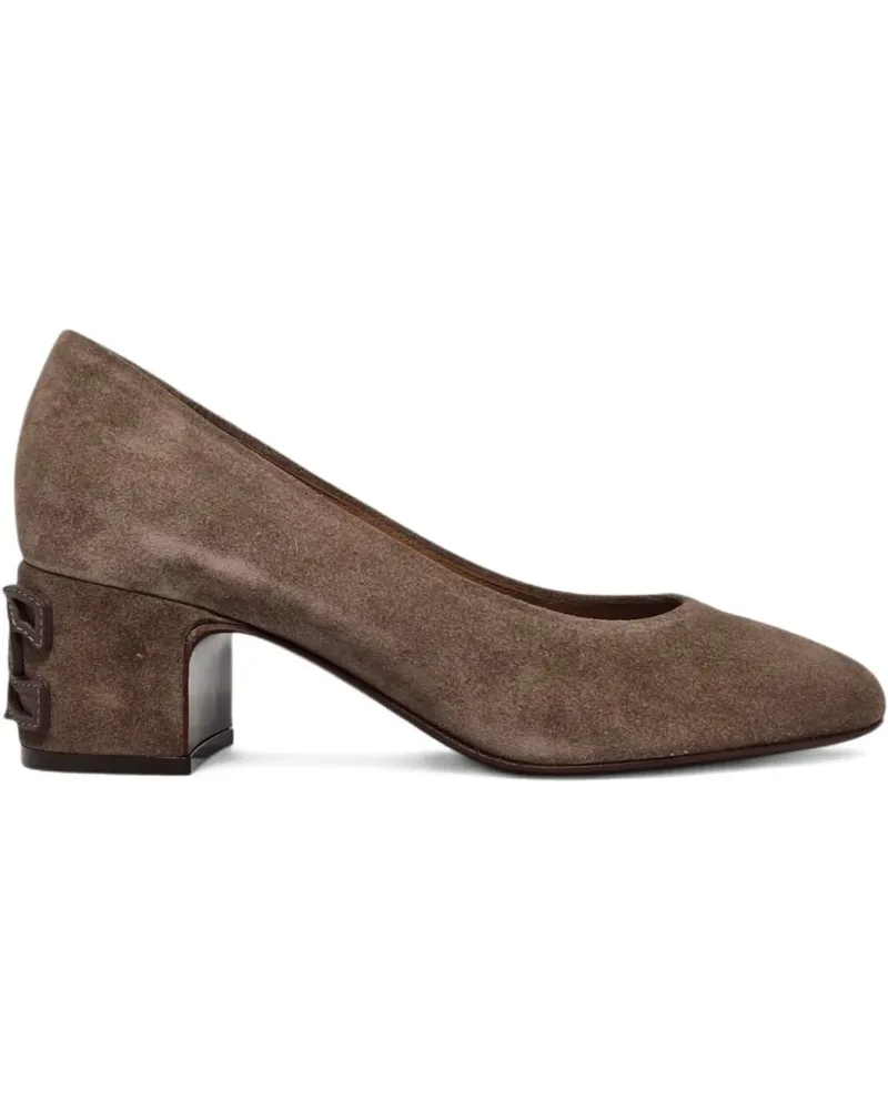 Casadei Pumps mit Cut-Out - Braun Braun