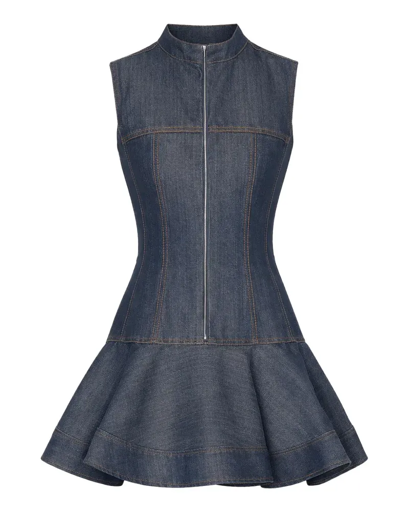 Alexis Taylin sleeveless ruffled mini dress - Blau Blau