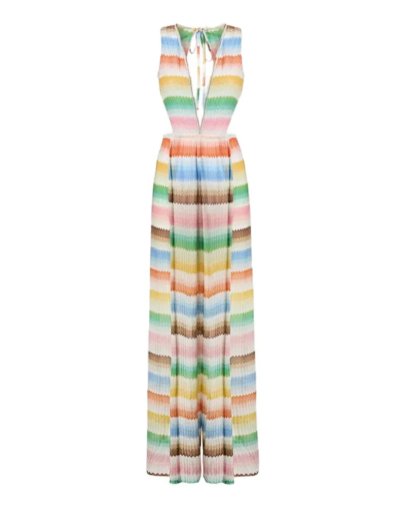Missoni Gestreifte Hose - Weiß Weiß