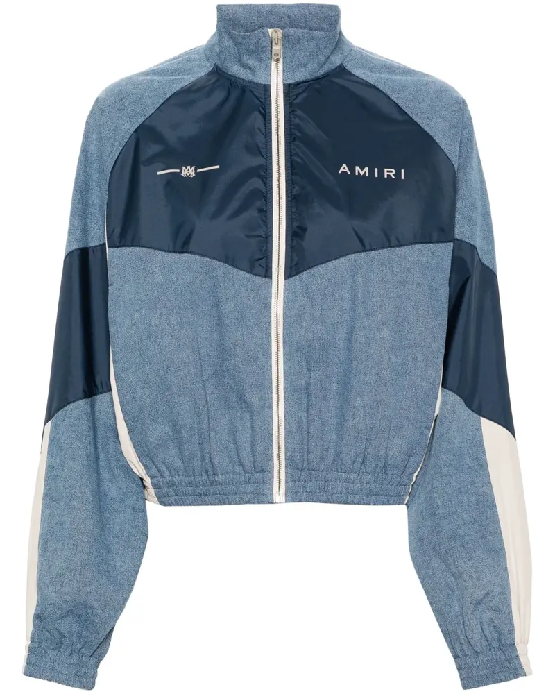 Amiri Cropped-Sportjacke - Blau Blau