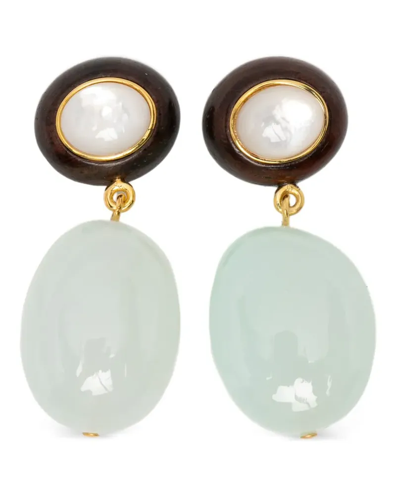 Lizzie Fortunato Laurel drop earrings - Blau Blau