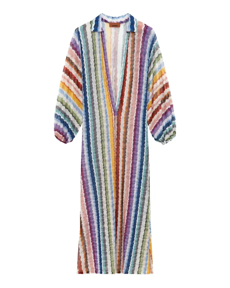 Missoni zig-zag maxi dress - Weiß Weiß