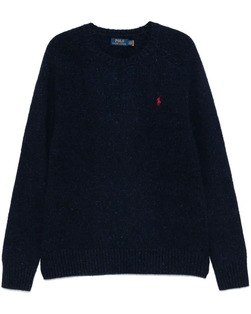Ralph Lauren Pullover mit Polo Pony - Blau Blau