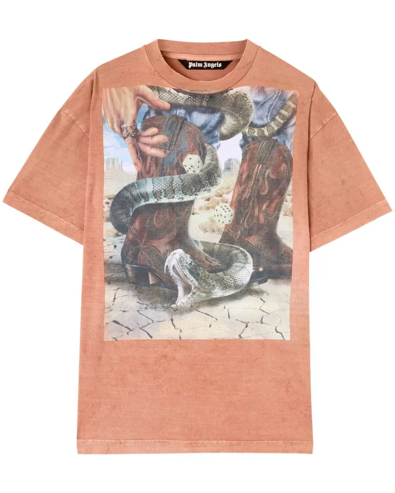 Palm Angels Dice Game T-Shirt - Rosa Rosa