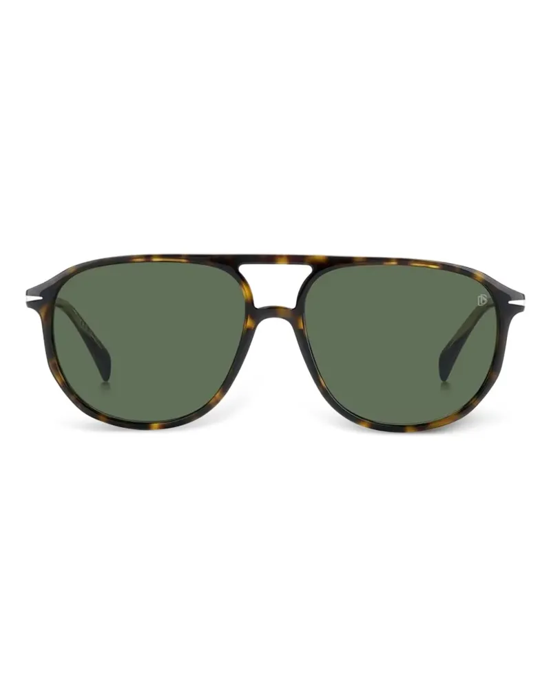 EYEWEAR by DAVID BECKHAM Getönte Pilotenbrille - Braun Braun