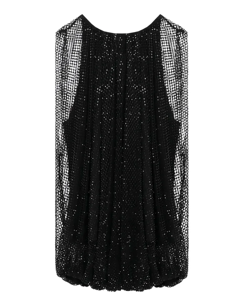 SPORTMAX Nodo Oberteil mit Kristallen - Schwarz Schwarz