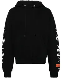 Heron Preston Hoodie mit Logo-Print Schwarz