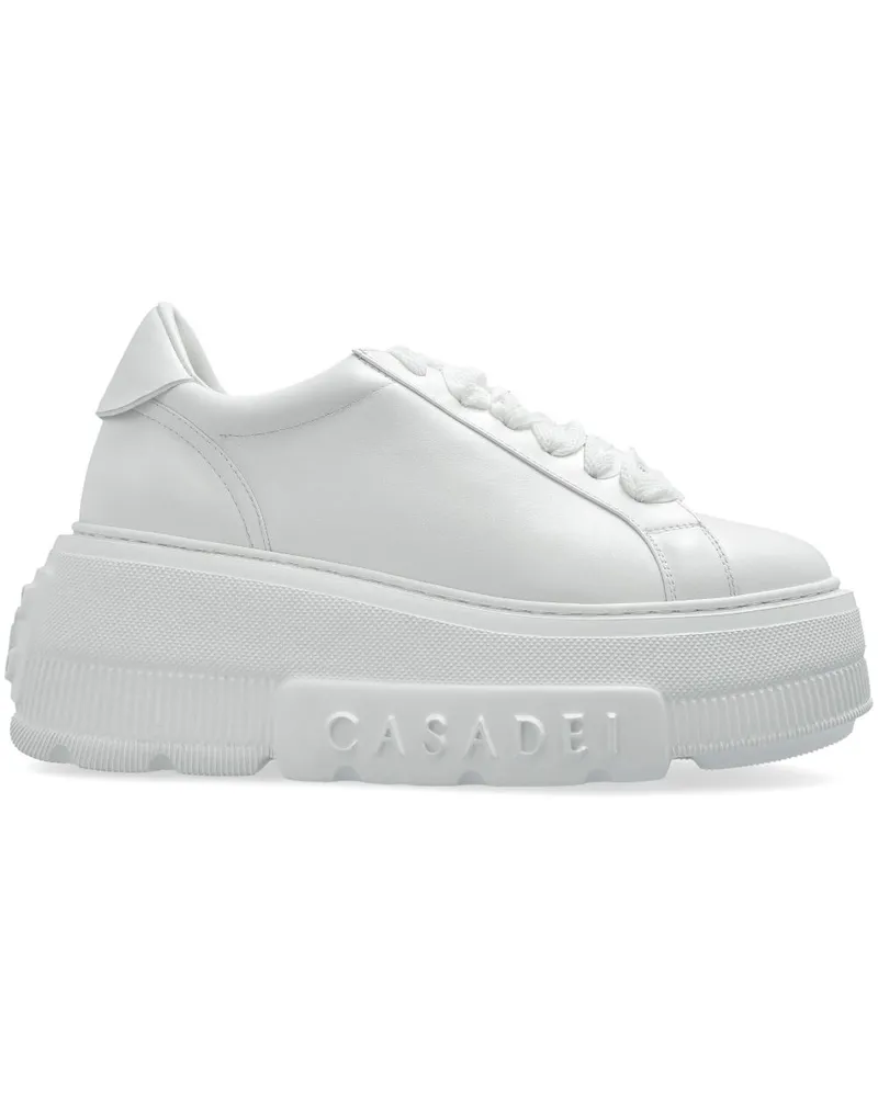 Casadei Nexus Plateau-Sneakers - Weiß Weiß