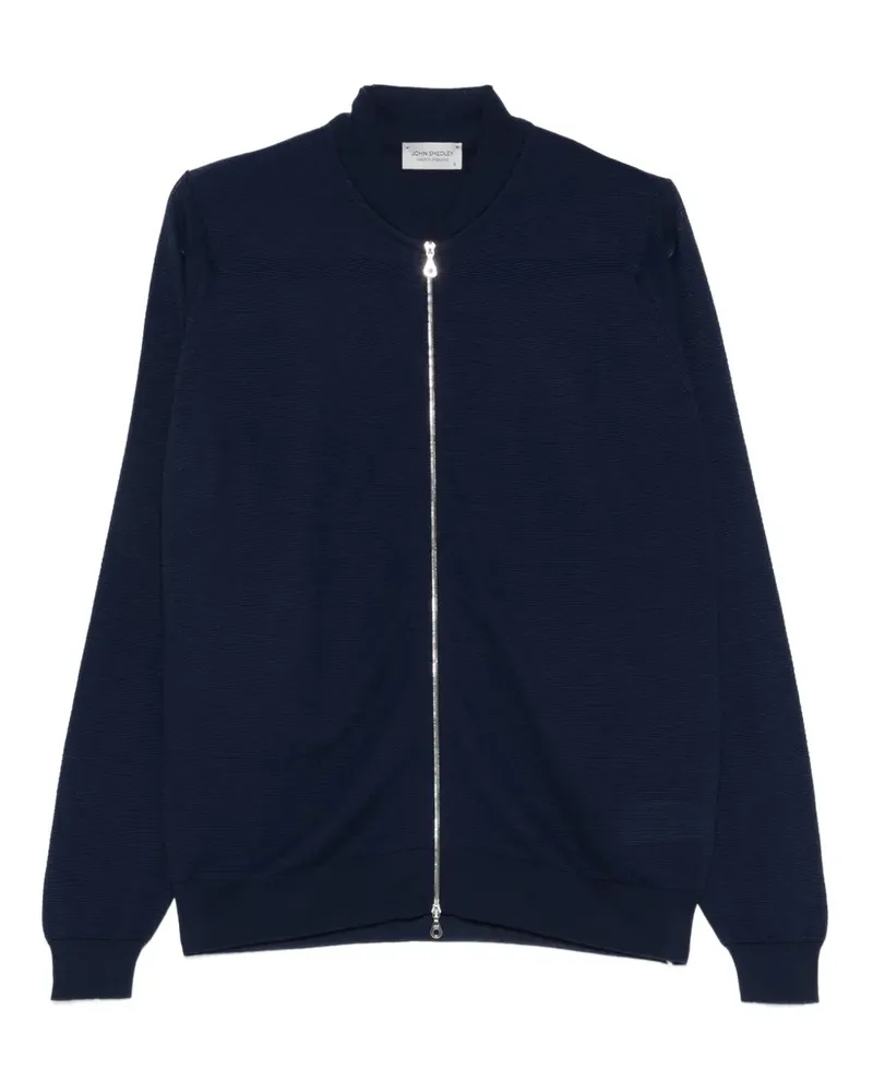 John Smedley Maclean jacket - Blau Blau