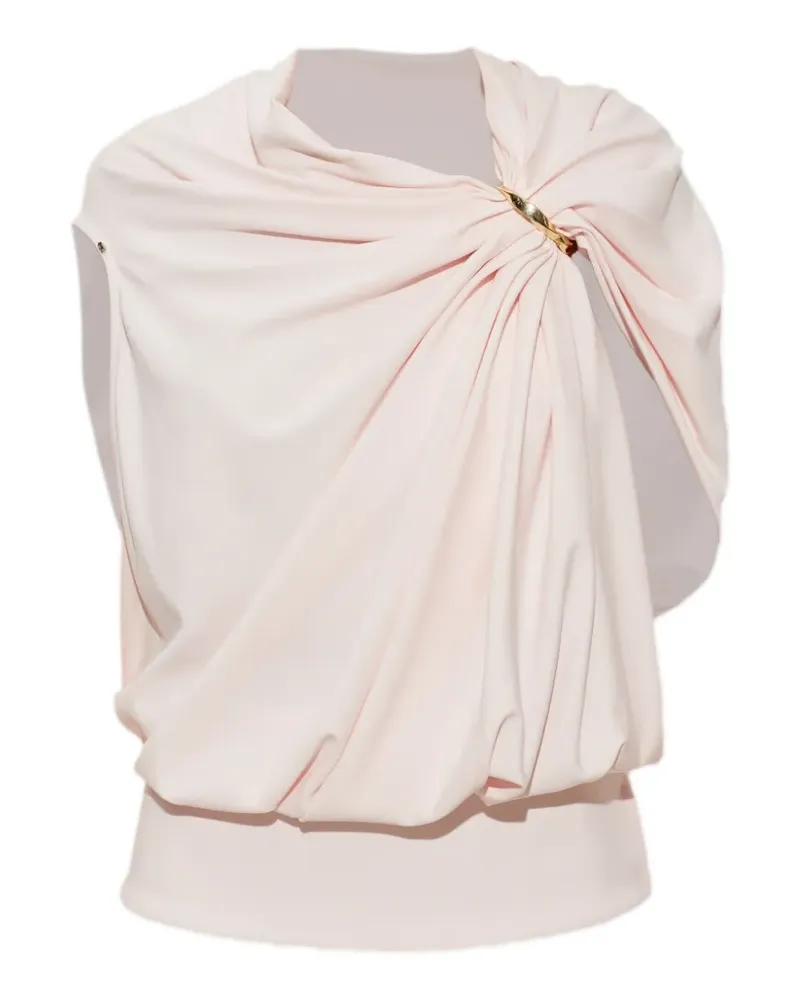 SPORTMAX Lacuna Oberteil mit drapiertem Detail - Rosa Rosa