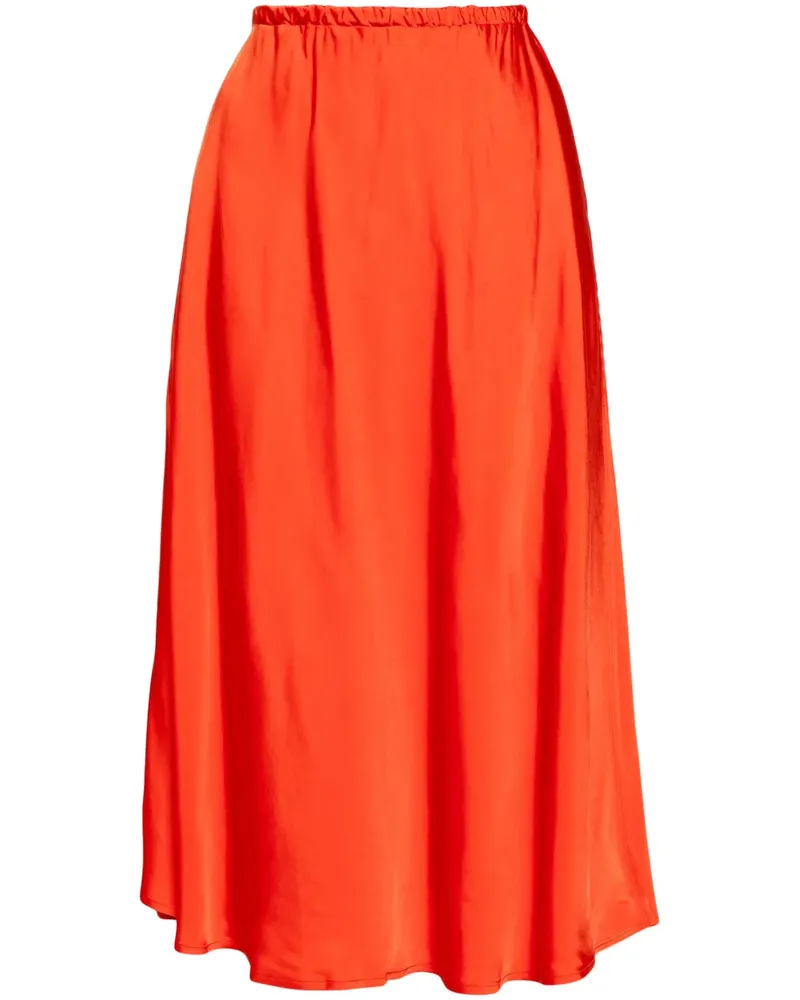 Jil Sander Mittellanger Rock - Orange Orange