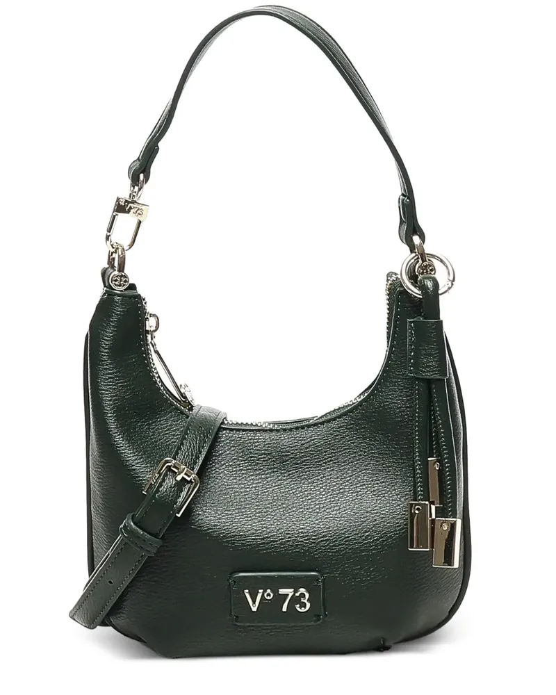 V°73 Halbrunde Schultertasche mit Reißverschluss - Grün Grün
