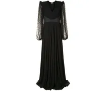 Kleid mit Spitzen-Details - Schwarz