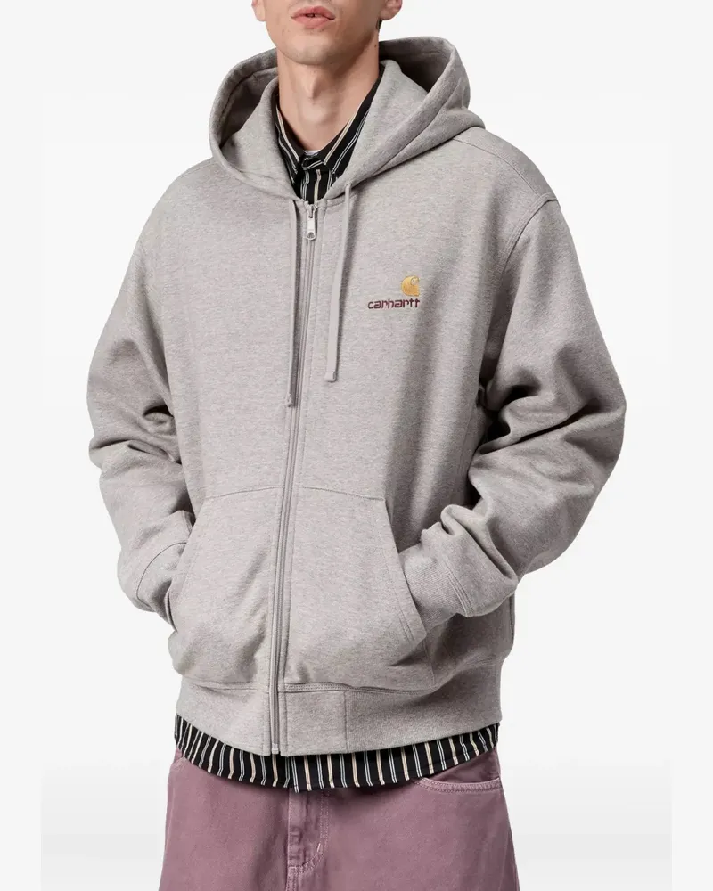 Carhartt WIP Kapuzenjacke mit Reißverschluss - Grau Grau