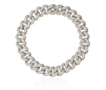 18kt gold Essential diamond link bracelet