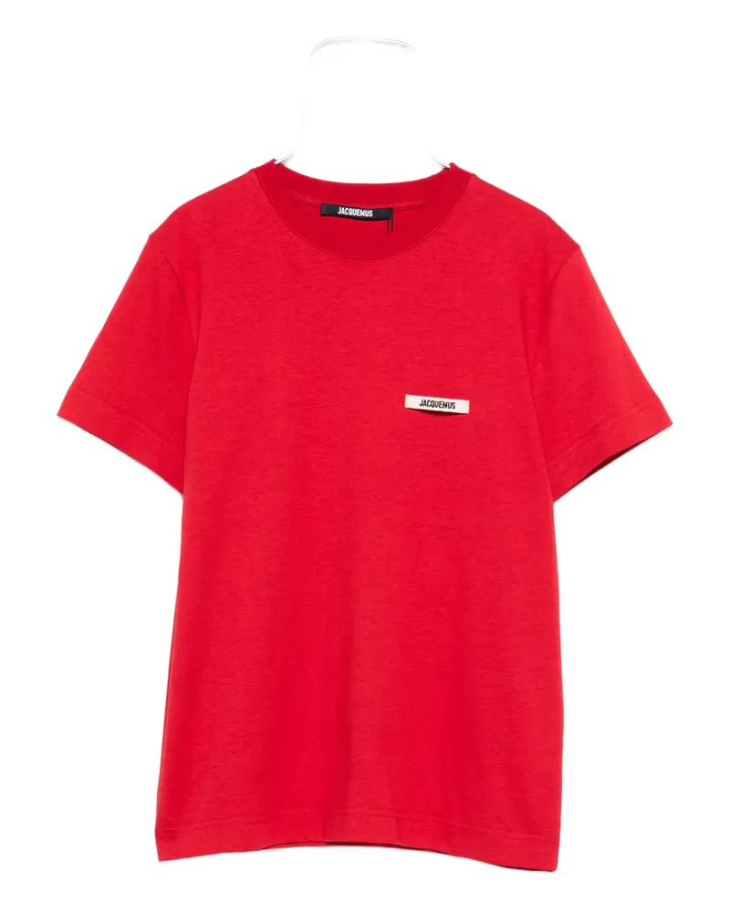 Jacquemus Le T-Shirt Gros Grain T-Shirt - Rot Rot