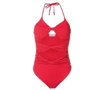 Klassischer Badeanzug - Rot