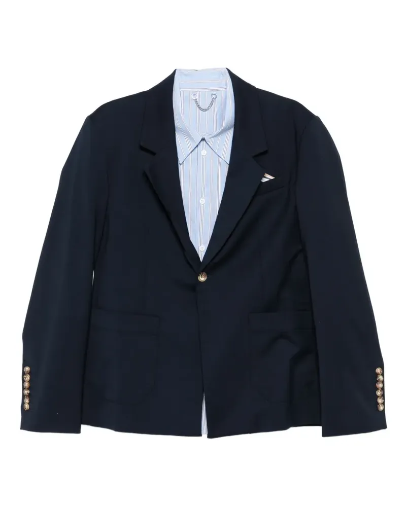 Charles Jeffrey Loverboy Pocket 5 Minutes Early Jacke - Blau Blau