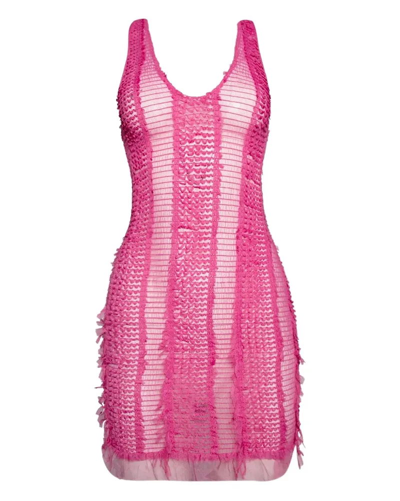 Roberta Einer Angel Minikleid - Rosa Rosa