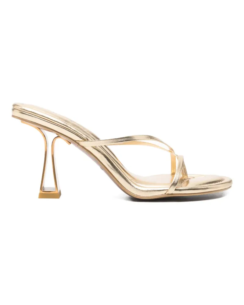 Cult Gaia Soriah metallic-effect sandals - Gold Gold